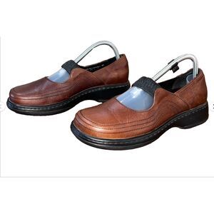 Dansko Elle Leather Mary Jane Shoes Cognac Portugal Women’s 9.5 EUR40 Comfort